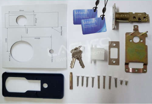 PERFECT FOR AIR BNB ***Smart Keyless Deadbolt Lock With Scan Card And Custom passwords - LOCAL STOCK
