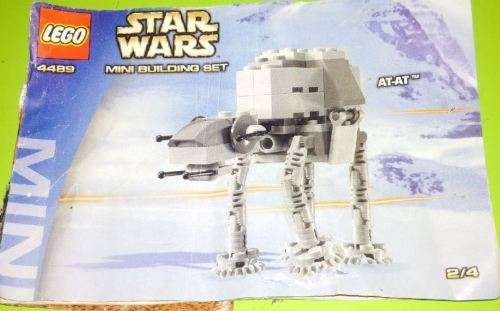 Lego Star Wars AT AT Walker Instruction Booklet - 4489