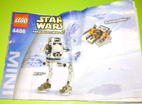 Lego Star Wars AT ST Walker Instruction Booklet - 4486