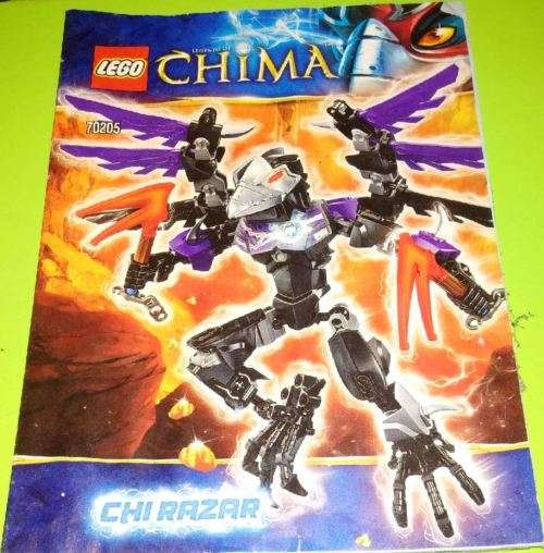 Lego Chima Figure Instruction Booklet - 70205