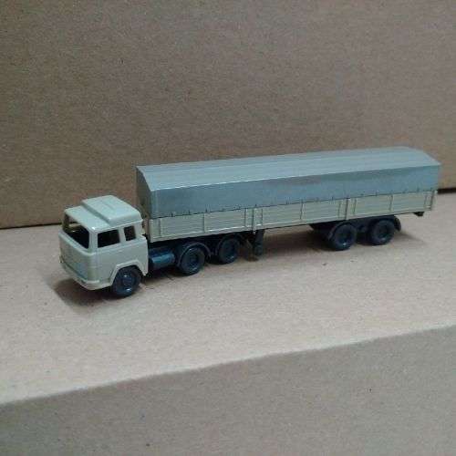 Wiking Magirus Flatbed Lorry with Canvas - N Gauge