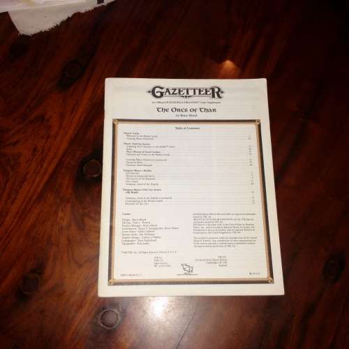 Dungeons and Dragons - GAZ10 The Orcs of Thar