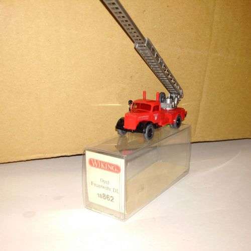Wiking Opel Blitz Fire Ladder Truck - 1/87 Scale