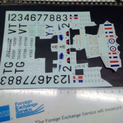 Model Aeroplane Decals - RAF