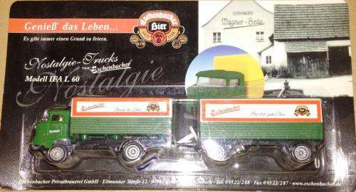 Eschenbecher DDR Nostalgia Beer Lorry Collection  - 13 Lorries - 1/87 Scale