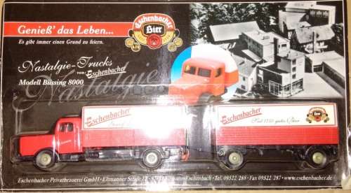 Eschenbecher DDR Nostalgia Beer Lorry Collection  - 13 Lorries - 1/87 Scale