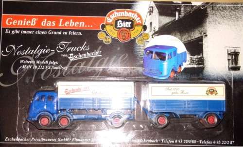 Eschenbecher DDR Nostalgia Beer Lorry Collection  - 13 Lorries - 1/87 Scale