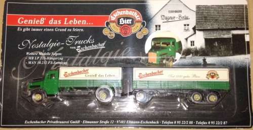 Eschenbecher DDR Nostalgia Beer Lorry Collection  - 13 Lorries - 1/87 Scale