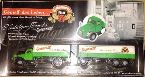 Eschenbecher DDR Nostalgia Beer Lorry Collection  - 13 Lorries - 1/87 Scale