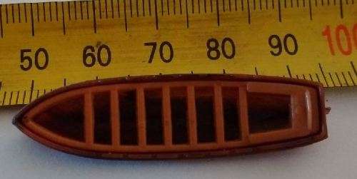 Boat Hull with Rowing Benches - HO scale