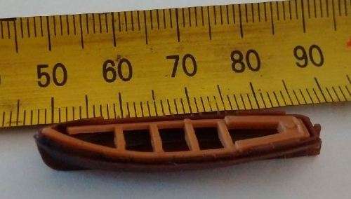 Boat Hull with Rowing Benches - HO scale