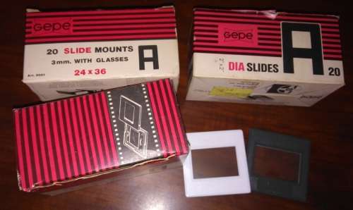 Gepe Slides Mounts Lot - 2 Boxes