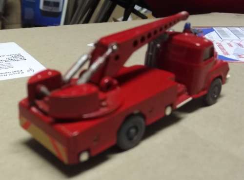 Wiking Fire Crane Truck - 1/87 Scale