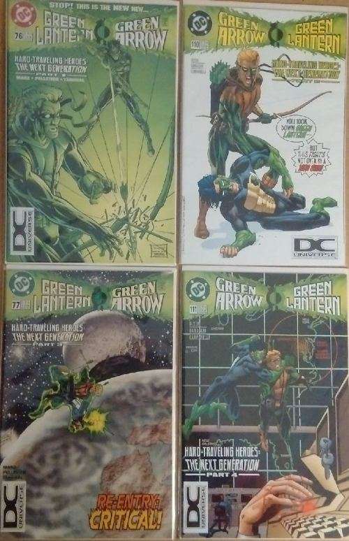 Green Lantern / Green Arrow - Hard Travelling Heroes - 4 Comic Mini Series - DC