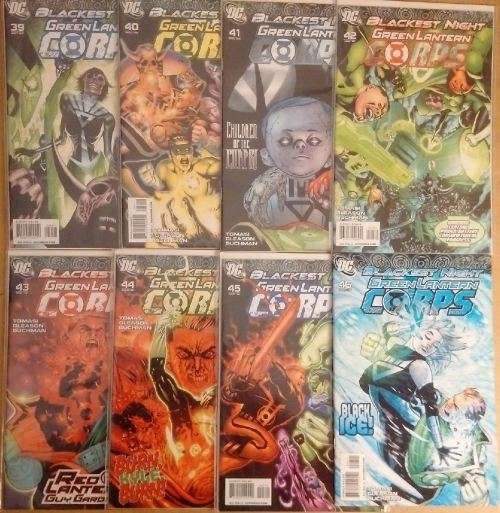 8 x Green Lantern Corps Comics -- Issues 39 to 46 - DC