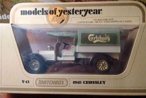 Matchbox Crossley 1918 - Carlsberg - Models of Yesteryear