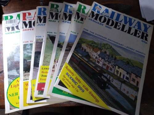 Railway Modeller -1986 - 7 Magazines - OO Scale