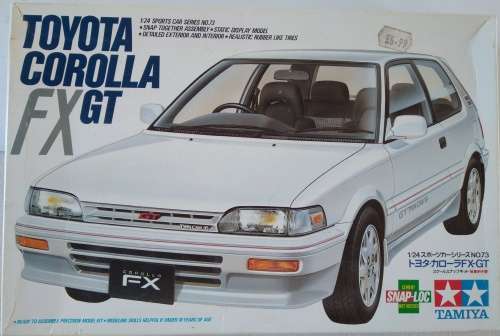 Tamiya Toyoya Corolla FX GT Model - Snap-Loc