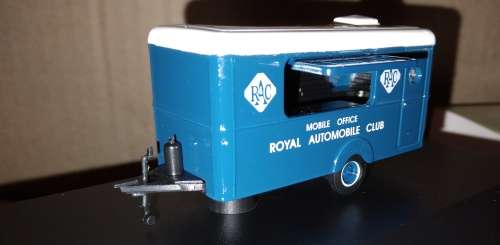 Oxford RAC Landrover Defender and Information Caravan - 1/76 Scale