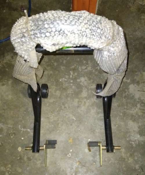Paddock Stand Set (Two Paddock Stands) - Front and Rear.