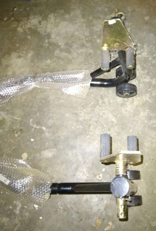 Paddock Stand Set (Two Paddock Stands) - Front and Rear.