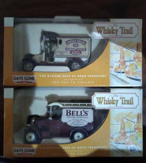 Collection of 9 x Lledo Whisky Trail Cars - Days Gone