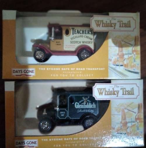 Collection of 9 x Lledo Whisky Trail Cars - Days Gone