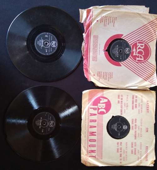 Lot of Four Elvis Presley 78 Grampohone Records - RCA