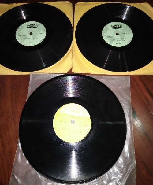 3 x Afrikaans 78 RPM Religious Records