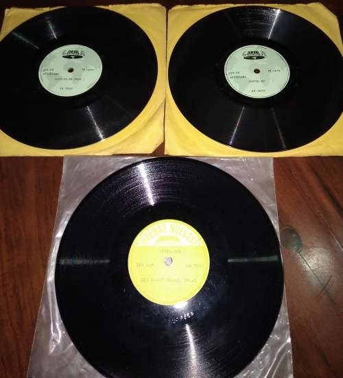 3 x Afrikaans 78 RPM Religious Records