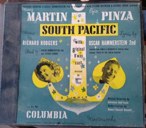 Rogers and Hamerstein - South Pacific Soundtrack - 8 Grampohone Records - Columbia