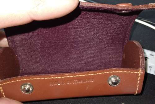 Kern-Pailard Leather Lense Case - 120 mm length