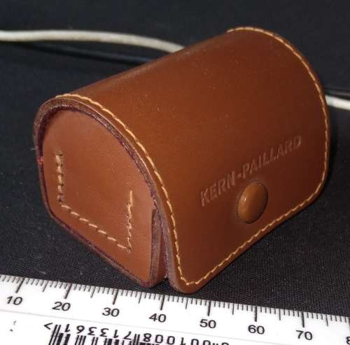 Kern-Pailard Leather Lense Case - 60 mm length