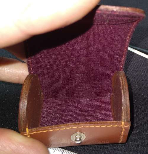 Kern-Pailard Leather Lense Case - 60 mm length