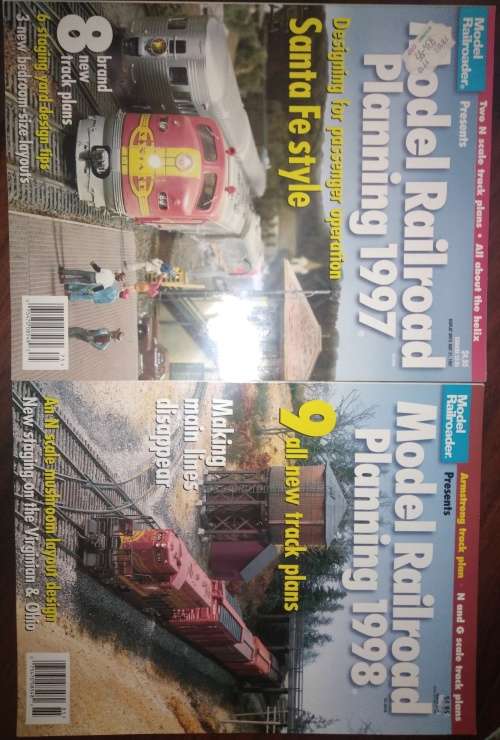 Model Railroad Planning 1997 & 1998 - 2 Magazines