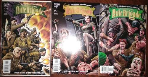 Adventures of the Rifle Brigade - 3 comic set  - Carlos Esquerra - DC Vertigo