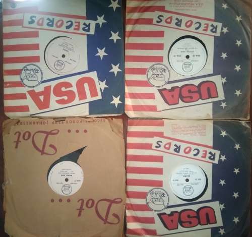 USA Records - 4 x West African Records - 78RPM - Belfast Ndebele, Benoni Jazz Ramblers etc