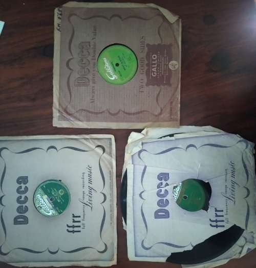 Gallotone - 3 x Afrikaans Records - 78RPM