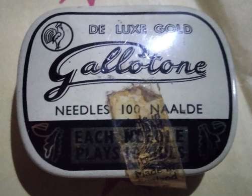 Gallotone - 100 Deluxe Gold Gramophone Needles