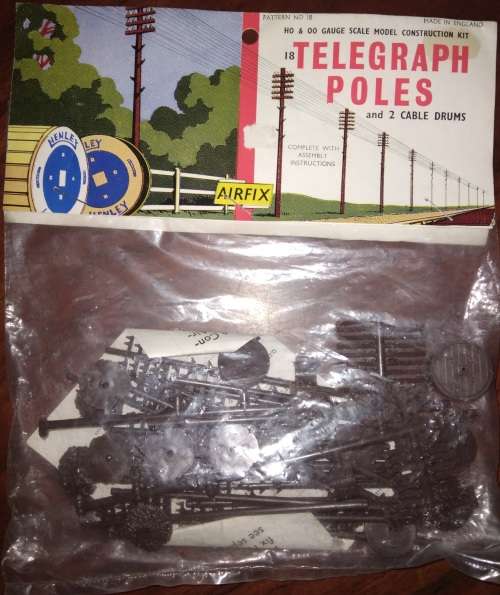 Airfix Telephone Poles- HO / OOScale