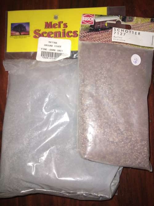 2 Bags of Ballast for Model Railway - HO