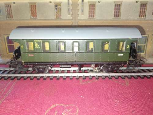 Märklin DB 2nd Class Coach - HO AC - Lighting Fitted - Price Adjusted for BobShop Shipping