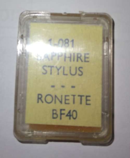 Ronette BF40 Sapphire Stylus for Record Player