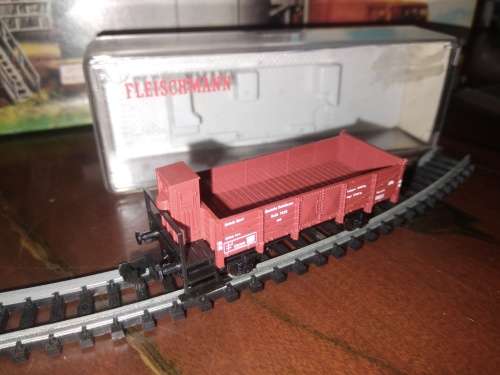Fleischmann DB Flat Wagon with Brakemans Cabin  - N