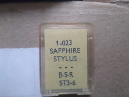 BSR ST3-6 Sapphire Stylus 1-023 / Needle for Record Player