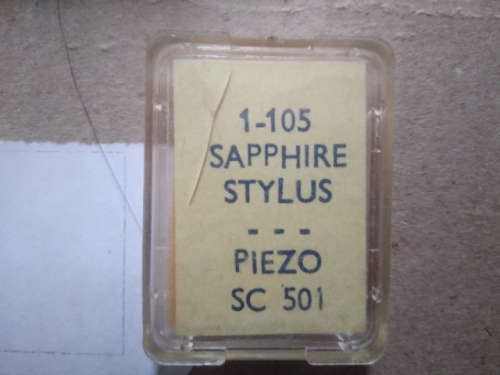 Piezo SC501 Sapphire  Stylus 1-105 / Needle for Record Player