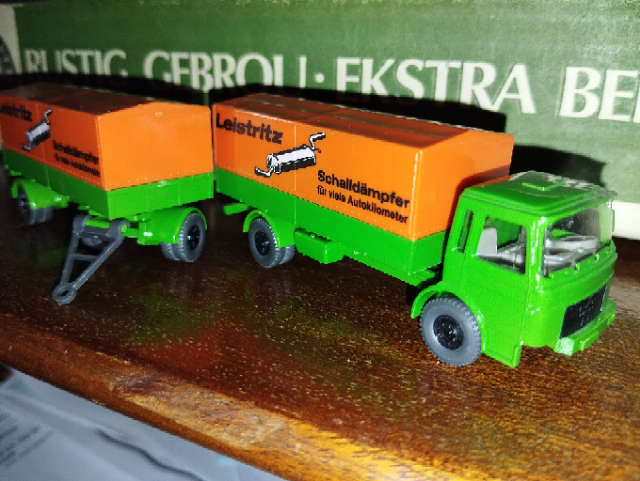 Wiking M.A.N. Truck & Trailer - Leistritz - 1/87 Scale
