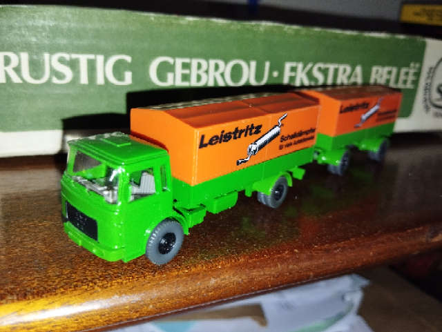Wiking M.A.N. Truck & Trailer - Leistritz - 1/87 Scale