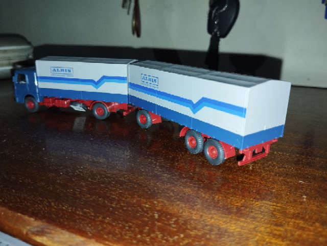 Wiking M.A.N. Truck & Trailer - Albis - 1/87 Scale
