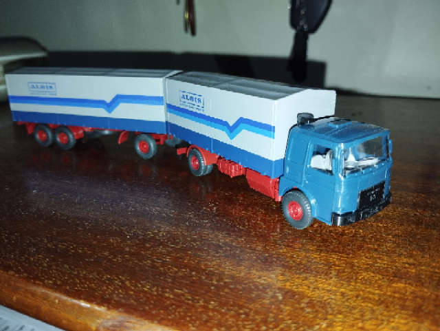 Wiking M.A.N. Truck & Trailer - Albis - 1/87 Scale